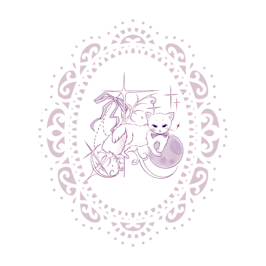 Haunting Kitten Seal Sticker