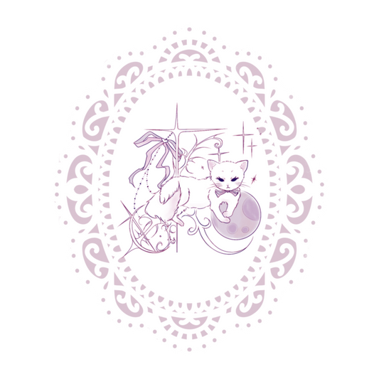 Haunting Kitten Seal Sticker